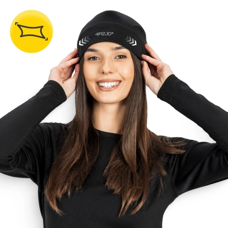 Unisex termikus szett – fekete sapka + nyakmelegítő szett, egy méret