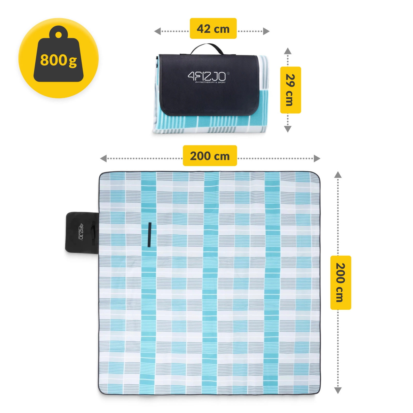 koc piknikowy wodoodporny 200x200