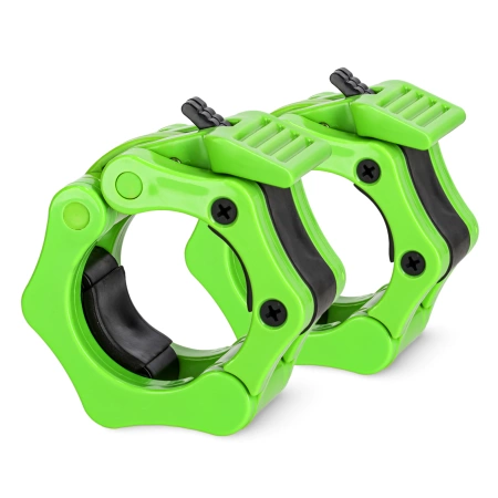 Univerzális súlyzórúd rögzítőbilincs, 50 mm, zöld