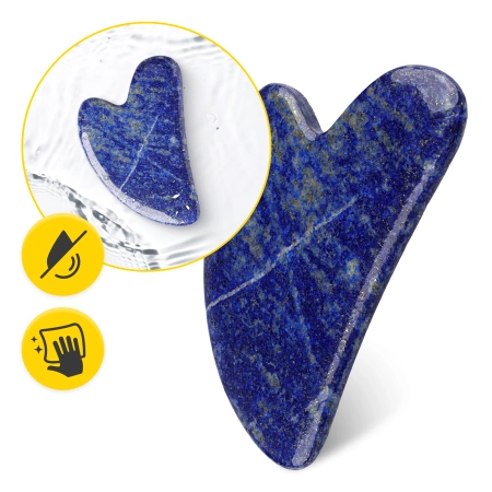Klasszikus Gua Sha kő természetes lazuritból