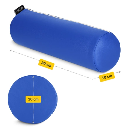 Masszázs henger, 30 x 10 cm, kék