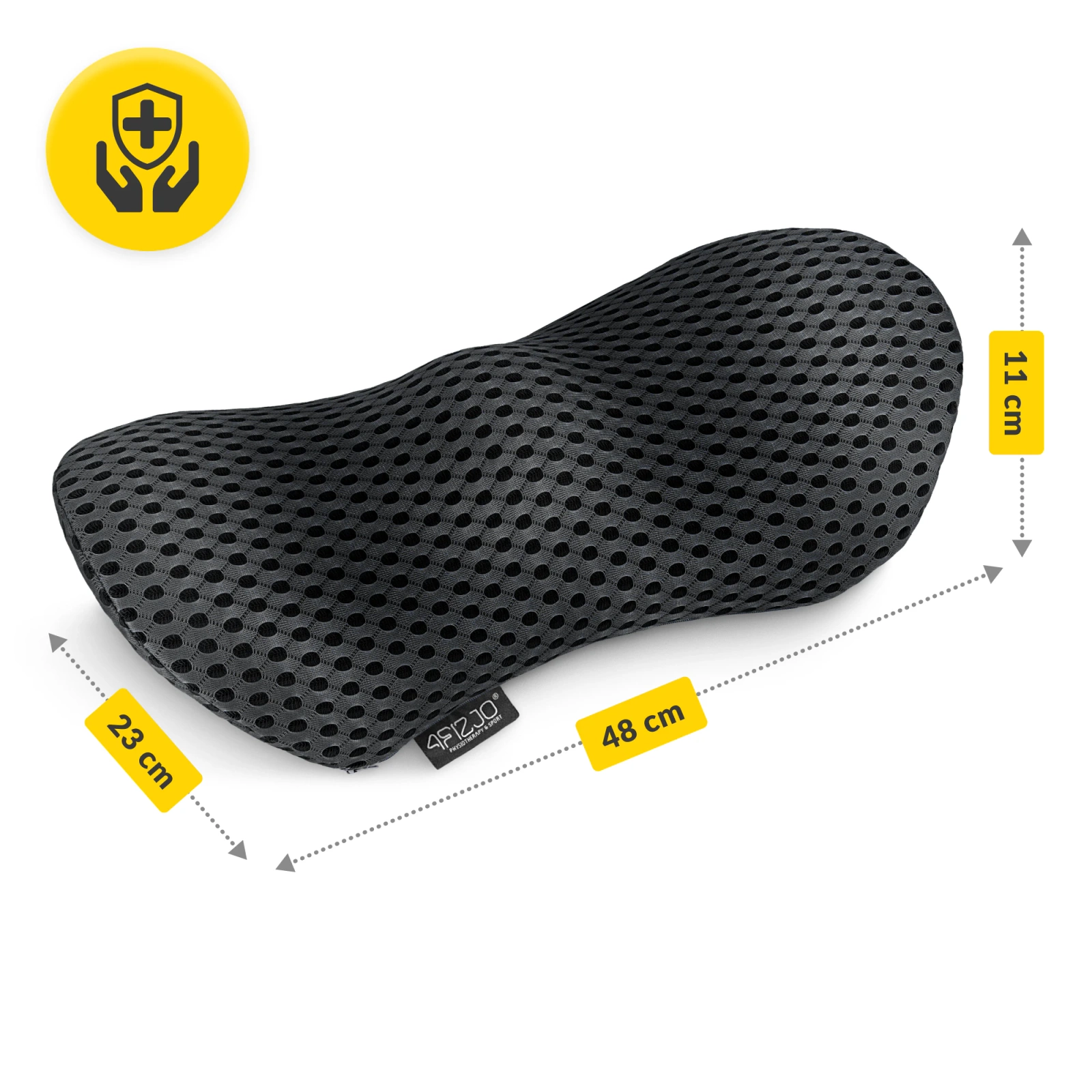 poduszka ortopedyczna na plecy z pianki memory