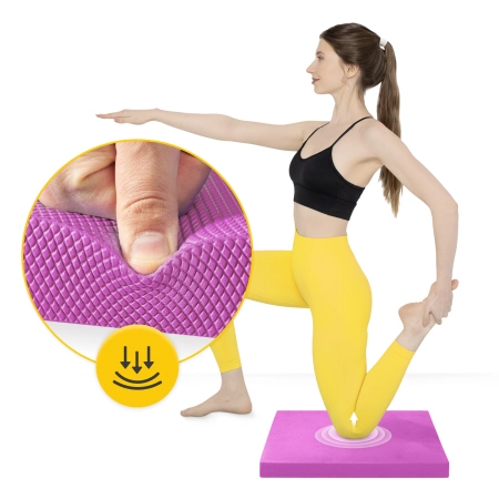 Balance Foam Pad egyensúlyozó szőnyeg, rózsaszín