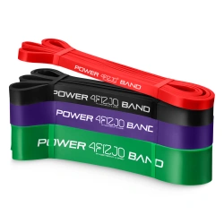 POWER BAND erősítő gumiszalag szett, 4 db