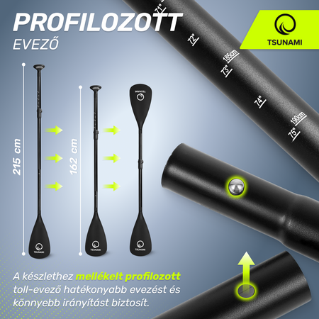 TSUNAMI SUP deszka, 350 cm, T04