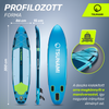 TSUNAMI PRO SUP deszka, 350 cm, T15