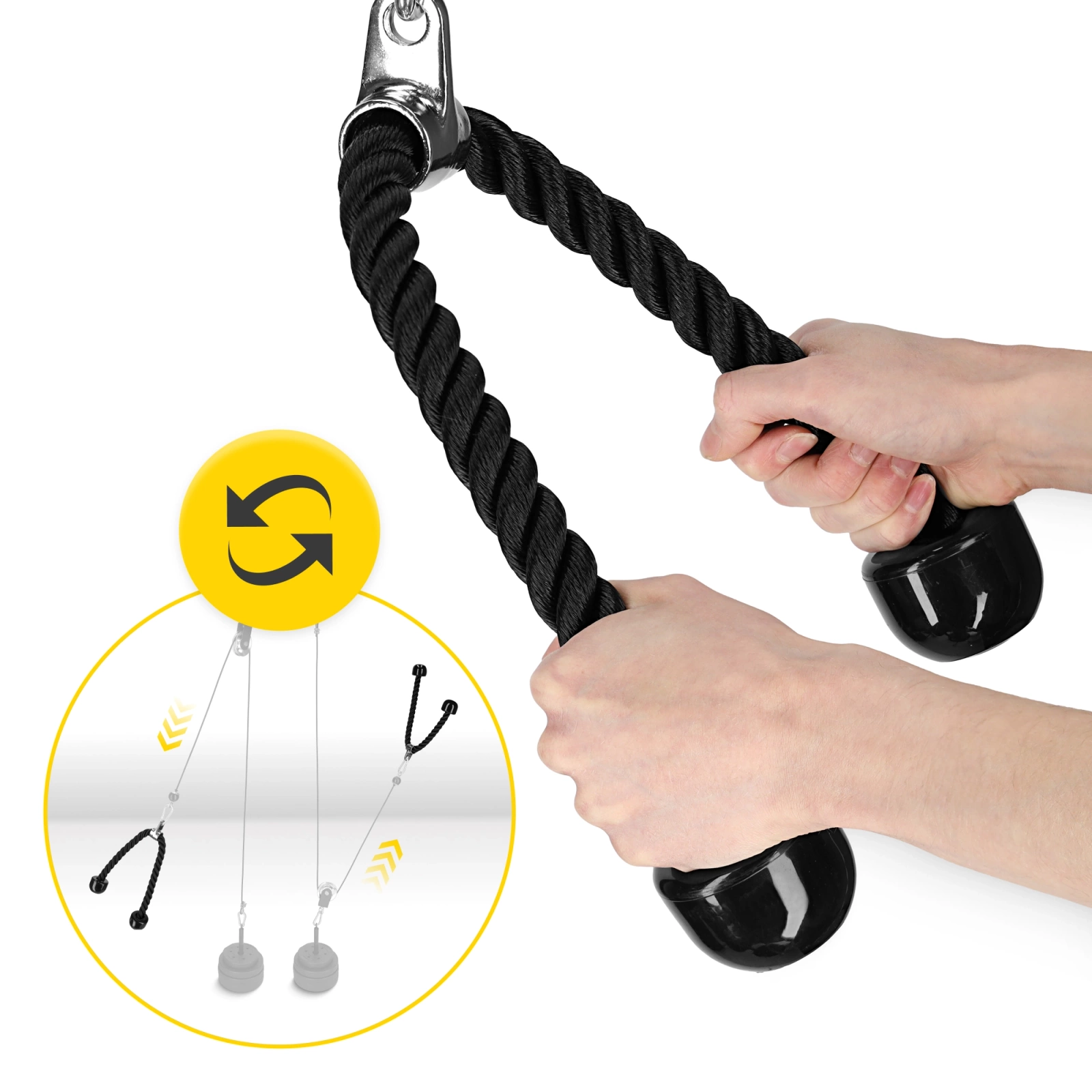 Lina treningowa do tricepsa uchwyt