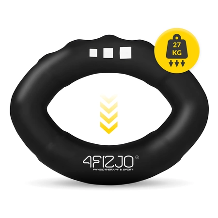 Szilikon kézerősítő, fekete