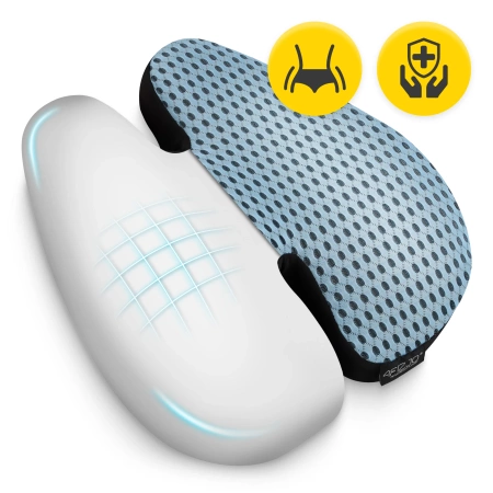 Ortopéd háttámasz párna, kék