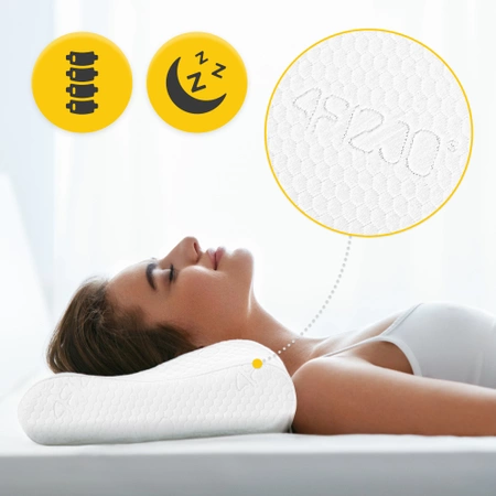 ERGO+ memóriahabos párna hűsítő gélbetéttel