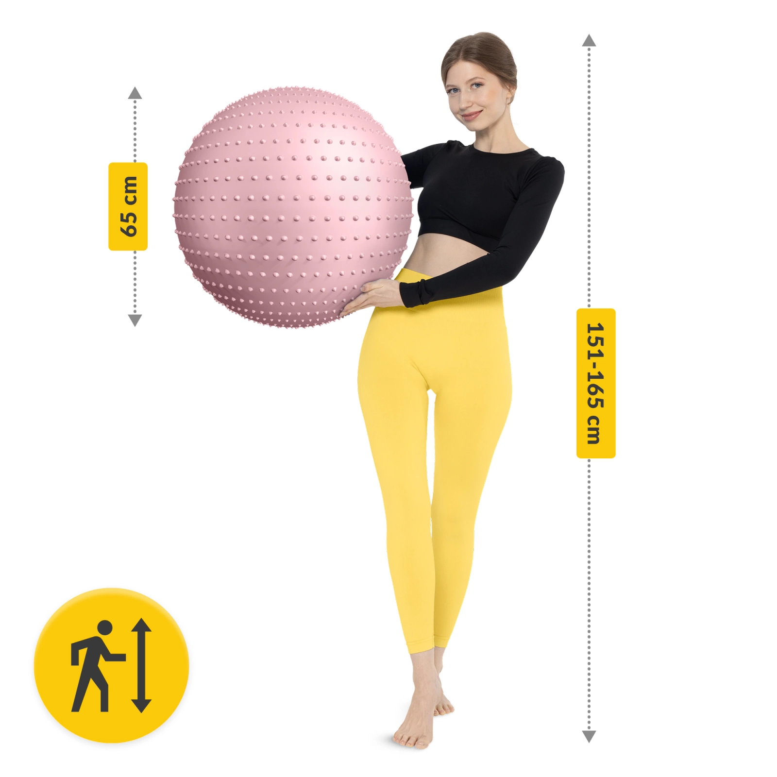 pilka gimnastyczna dmuchana do rehabilitacji 