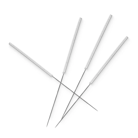 Akupunktúrás tű vezetővel, 100 db, 0,25 x 25 mm