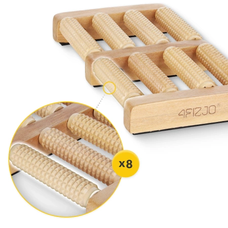 Dupla fa talpmasszírozó henger