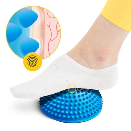 Egyensúlyozó félgömb, 2 db, kék