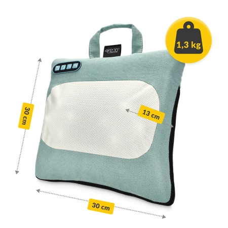 LITE melegíthető masszázspárna, zöld