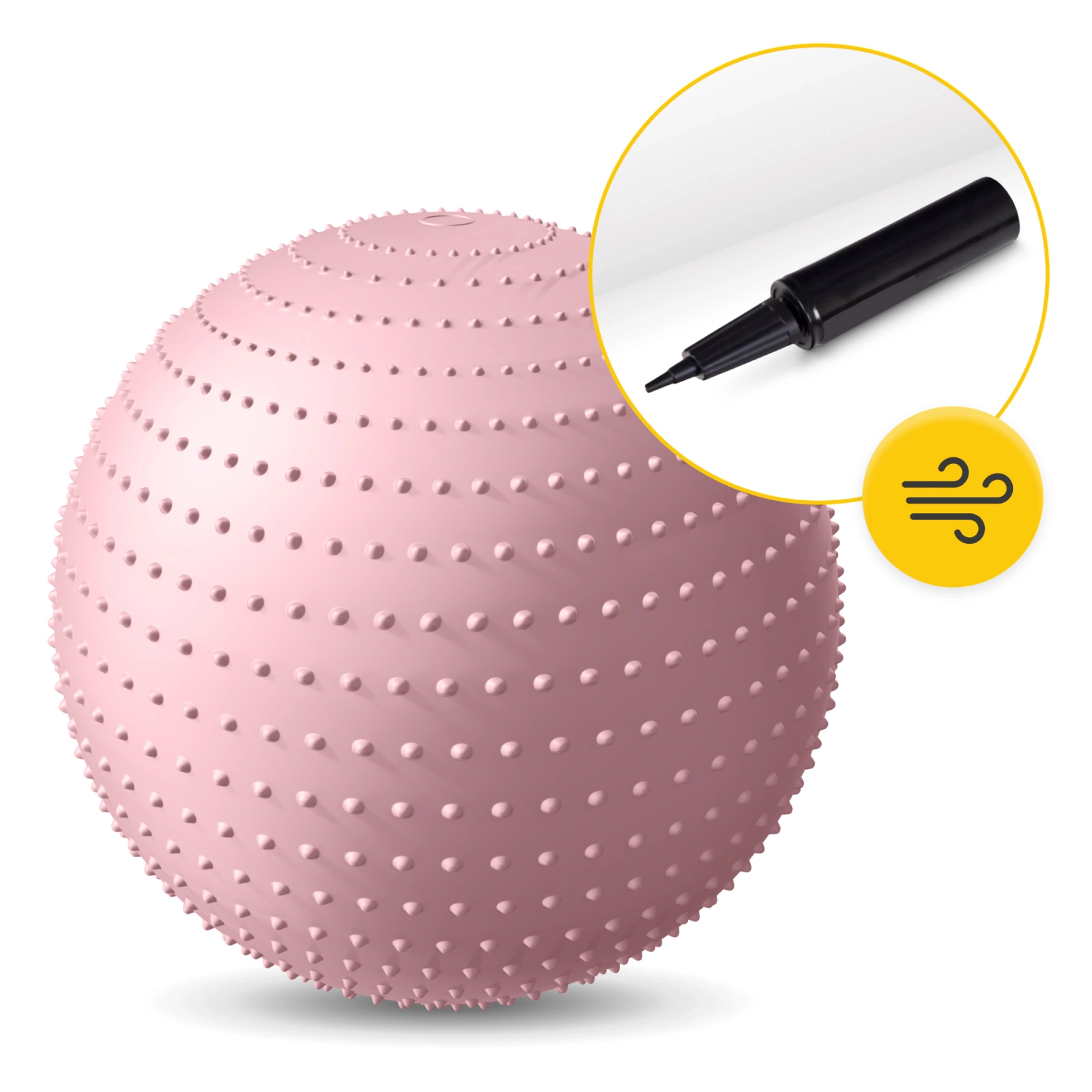 pilka gimnastyczna dmuchana do rehabilitacji 