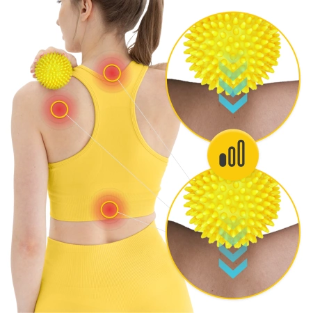 Szenzoros akupresszúrás masszázslabda, 4 db