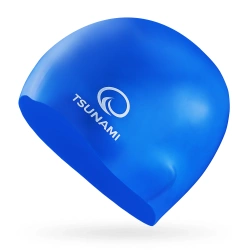 TSUNAMI PRO unisex úszósapka, kék
