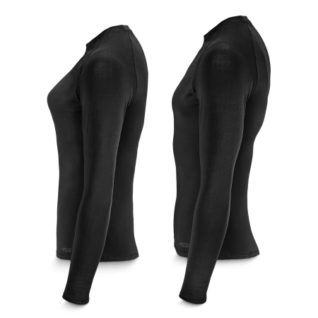 Unisex termikus hosszú ujjú póló – fekete, XL méret