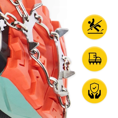 Csúszásgátló gyerek túrabakancsra, L (32–36)