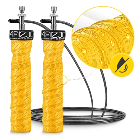 Súlyozott boksz ugrálókötél, 3 m, sárga