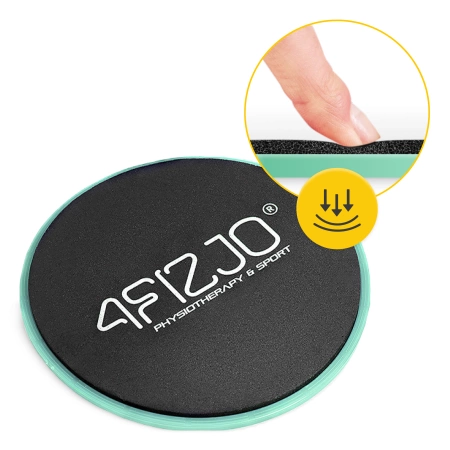 SLIDE csúszókorong edzéshez, 2 db, zöld