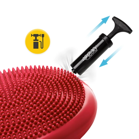 PRO+ szenzomotoros párna, 33 cm, piros