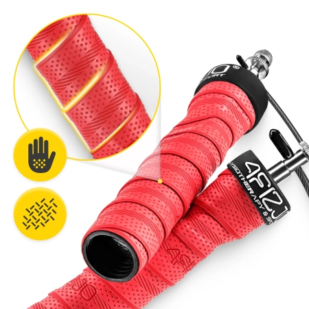 Súlyozott boksz ugrálókötél, 3 m, piros