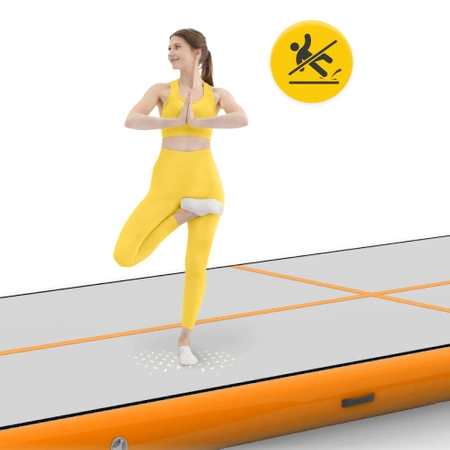 AIR MAT pumpával ellátott akrobatikai pálya, 5 x 2 x 0,2 m