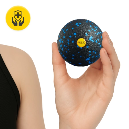 EPP masszázshenger és golyó készlet, 3 db, kék