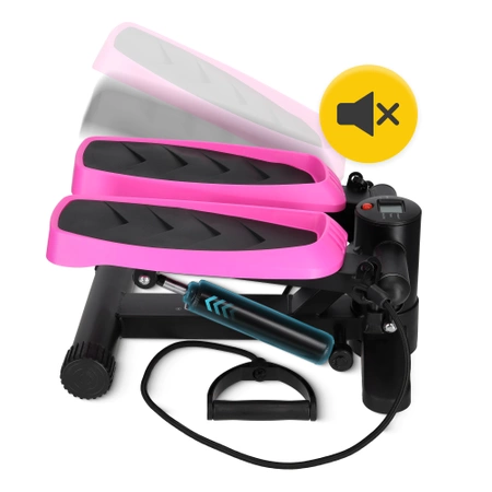 Expanderrel ellátott stepper, rózsaszín