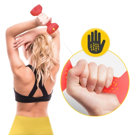 Classic öntöttvas kézisúlyzó, 2 x 1,5 kg