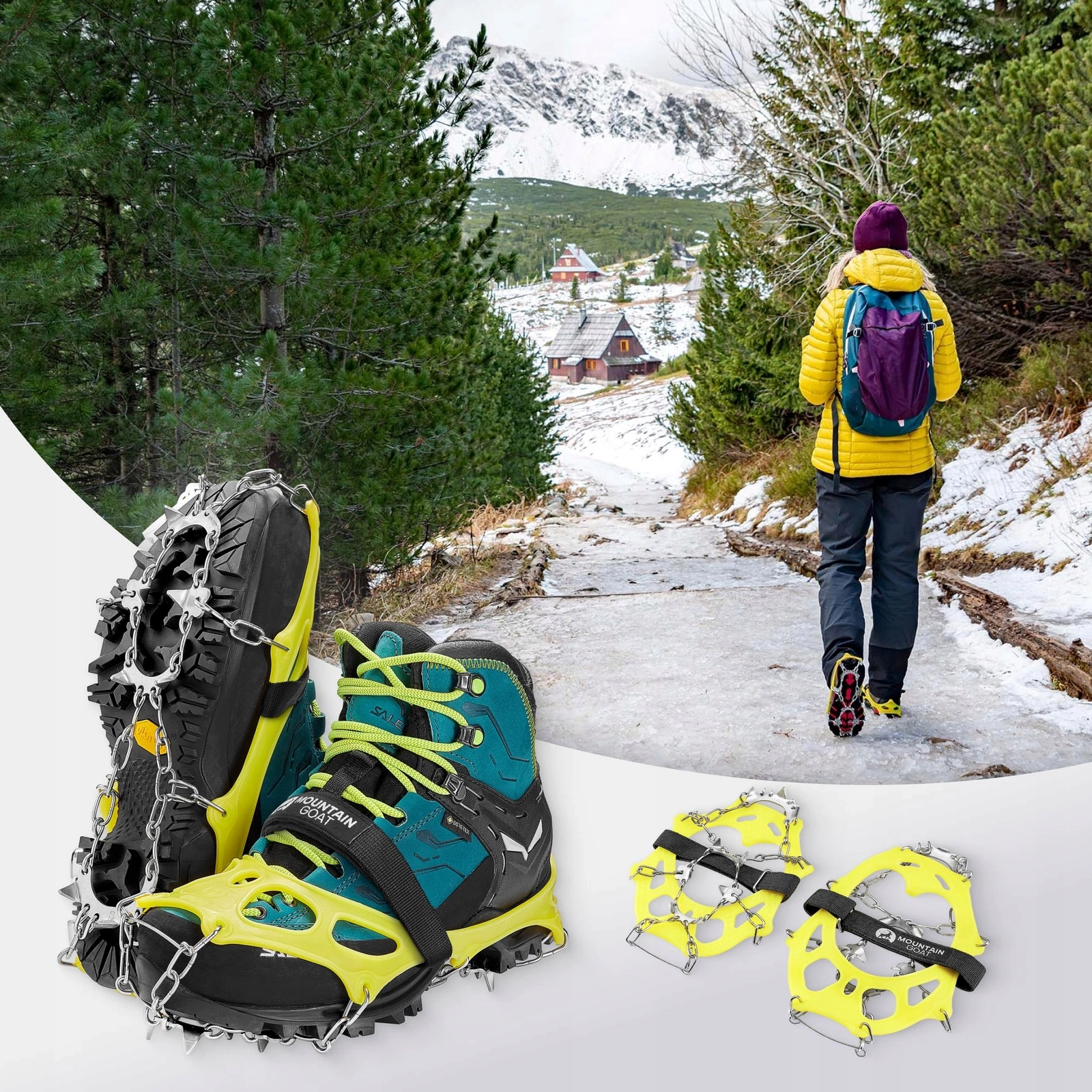 raczki na buty turystyczne antyposlizgowe raki wytrzymale mocne