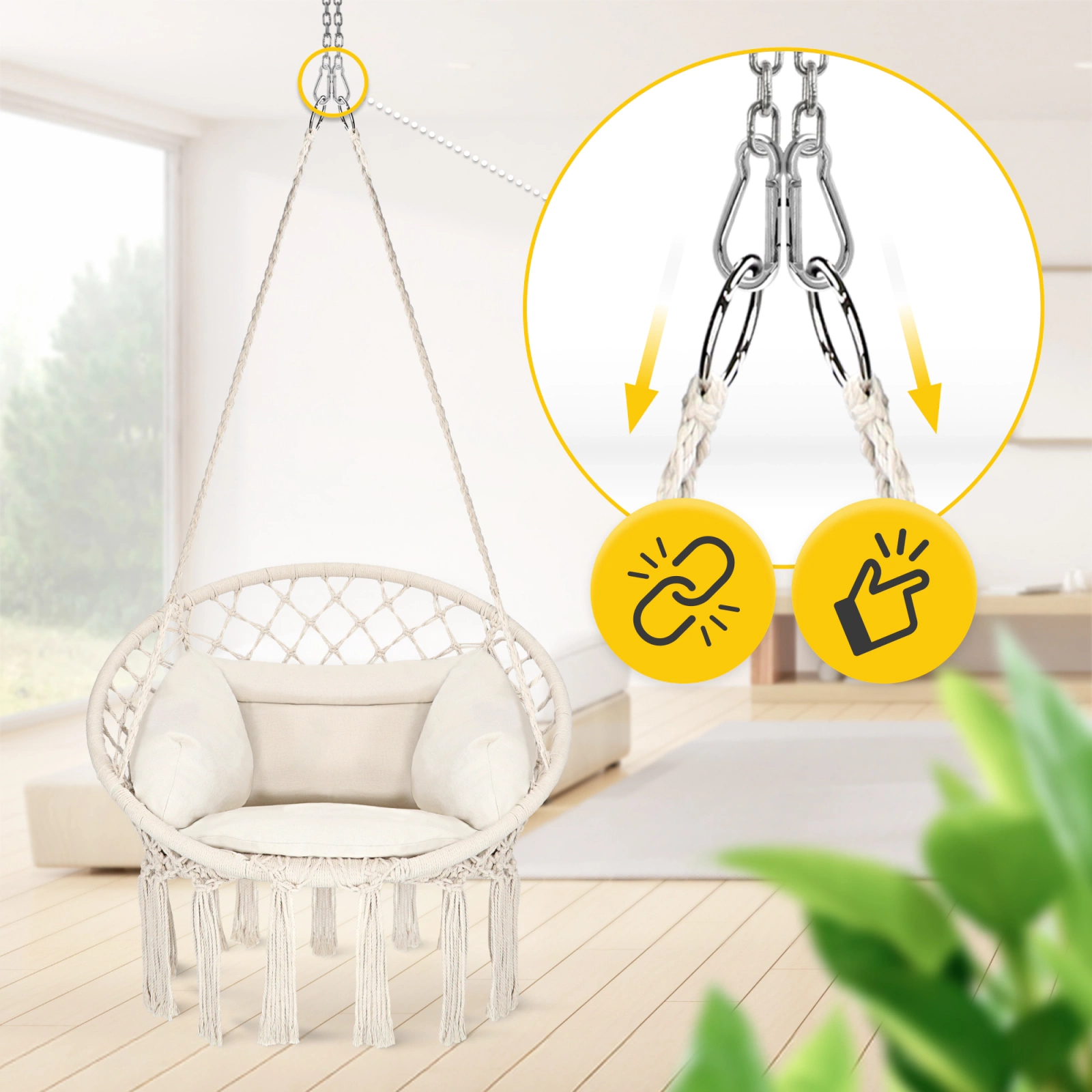 uchwyt haki mocowanie do hustawki hamka