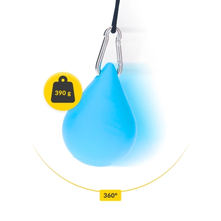 Súlyozott masszírozó hullahopp karika, kék