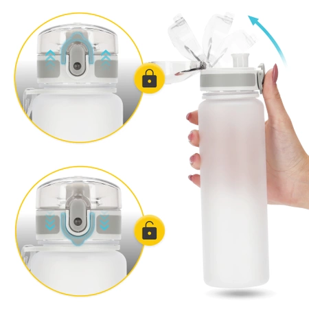 Sportkulacs, 650 ml, szürke