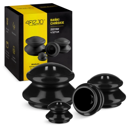 Gumiköpöly készlet, 4 db, fekete