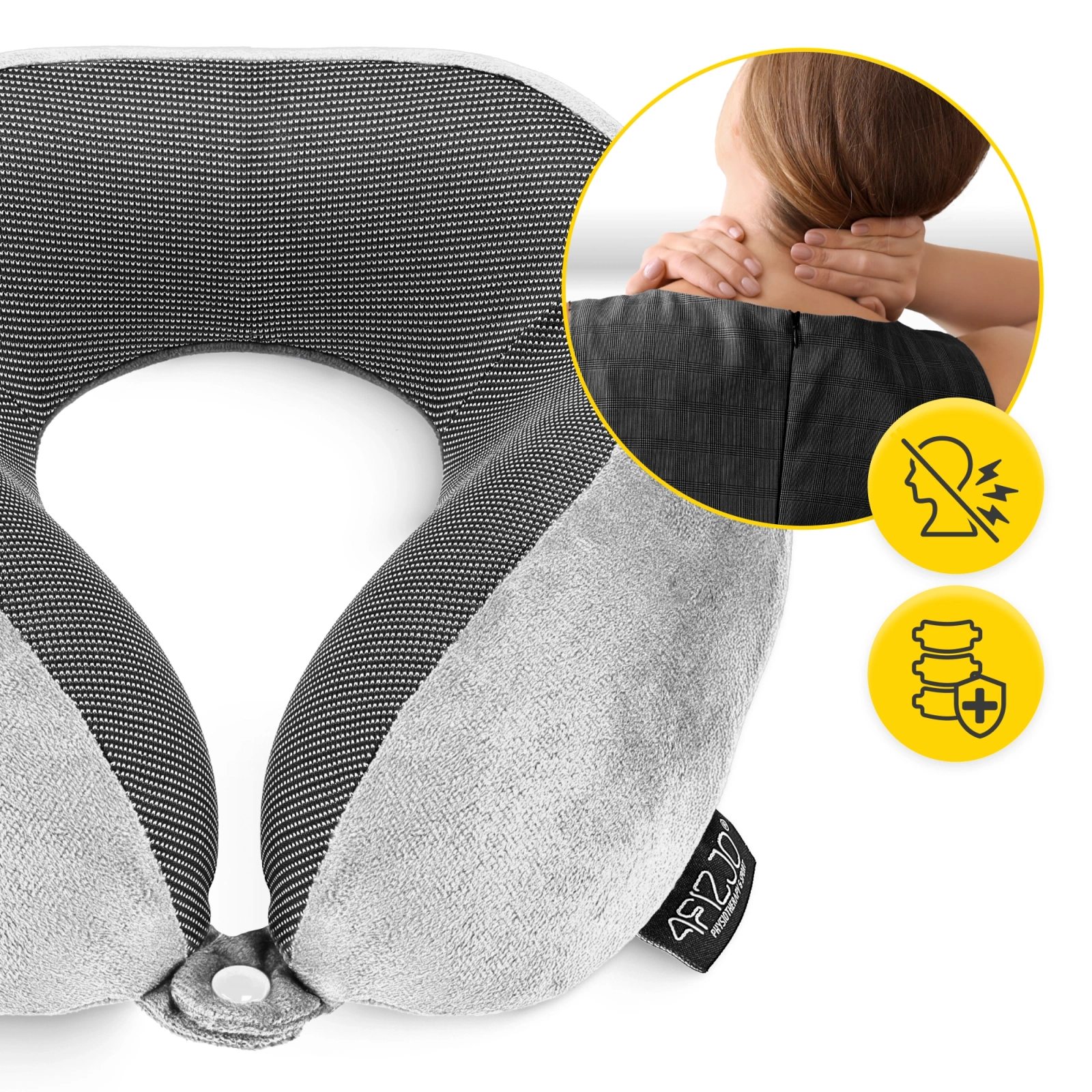 poduszka podrozna turystyczna do spania rogal