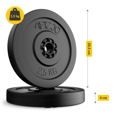 Bitumenes súlytárcsa 2 x 2,5 kg