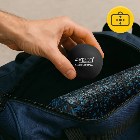 Lacrosse Massage Ball masszázslabda, fekete