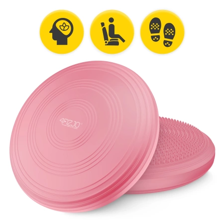 MED+ szenzomotoros párna, 33 cm, rózsaszín