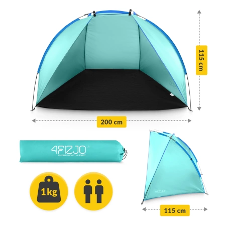 PRO strandsátor, világoskék