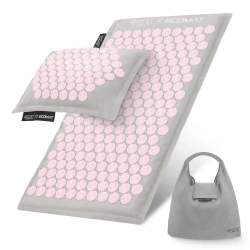 ECO akupresszúrás matrac hajdina és kókusz töltettel, rózsaszín