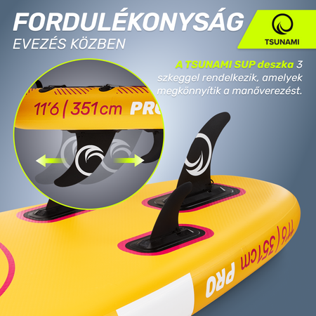 TSUNAMI PRO SUP deszka, 350 cm, T11