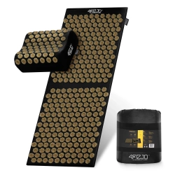 ERGO párnával ellátott akupresszúrás matrac, XL, fekete