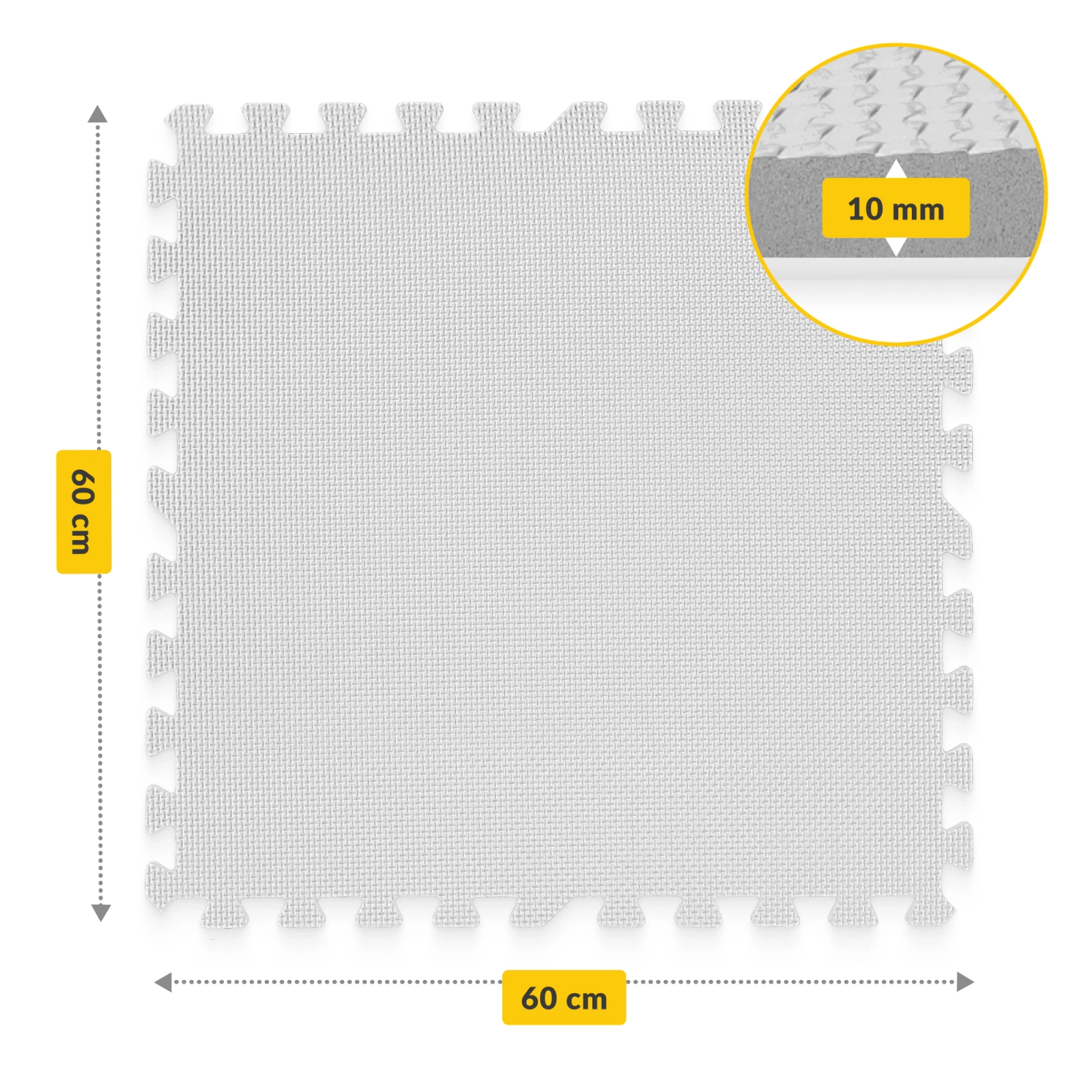 Set de 9 covorașe puzzle - „Nori pe cer”