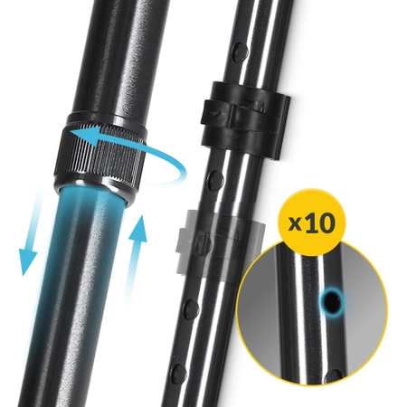 MED állítható mankó, szürke