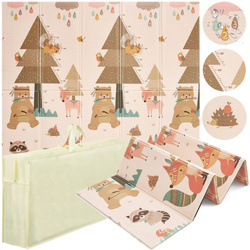 „Erdei Királyság” csecsemő oktató puzzle szőnyeg, 200 x 180 cm