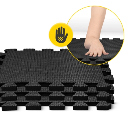 PUZZLE habszivacs védőszőnyeg, 30 x 30 cm, 24 db