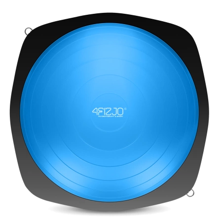 Egyensúlyozó félgömb gumis expanderrel, kék